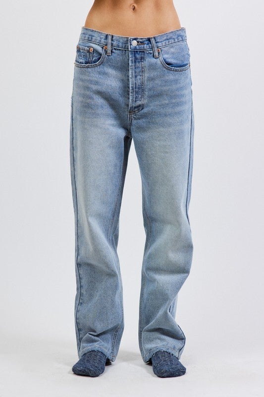 Denim dungaree skirt Color blue jeans - RESERVED - 3116S-55J
